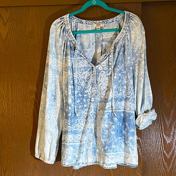 Vintage America Blues Tops - Vintage America Blues Sz XXL Peasant Blose